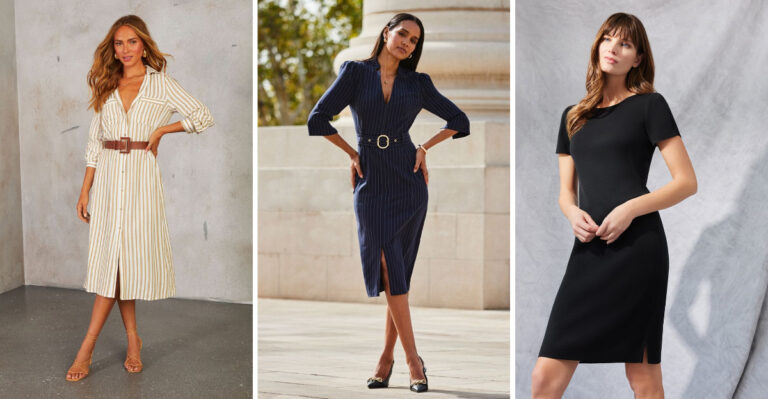 18 Office-Friendly Midi Dresses That Will Keep You Cool And Comfortable
