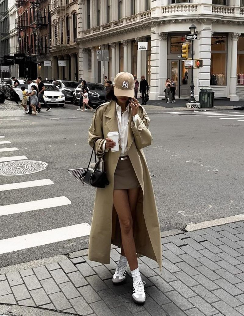 Flowy Trench Coat