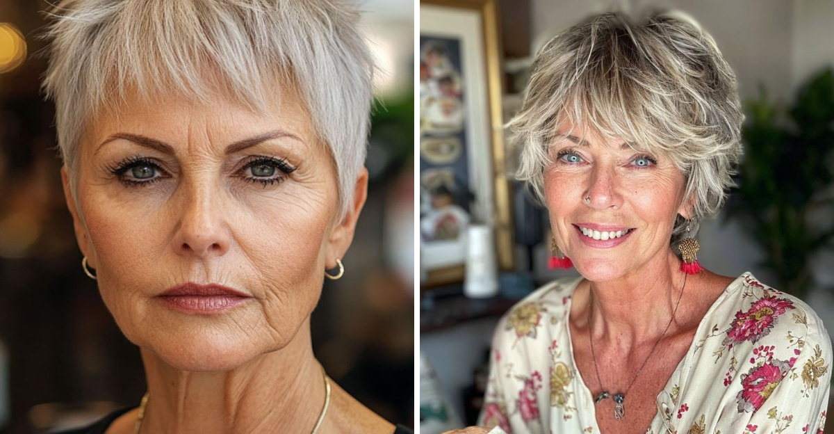 18 Super Short Haircuts For Mature Women