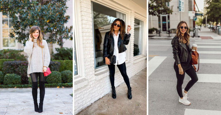 18 Things To Wear With Leggings To Make Them Actually Look Chic