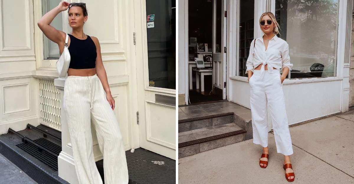 18 Tops To Wear With Linen Pants For Outfits That Aren’t Just For Vacation