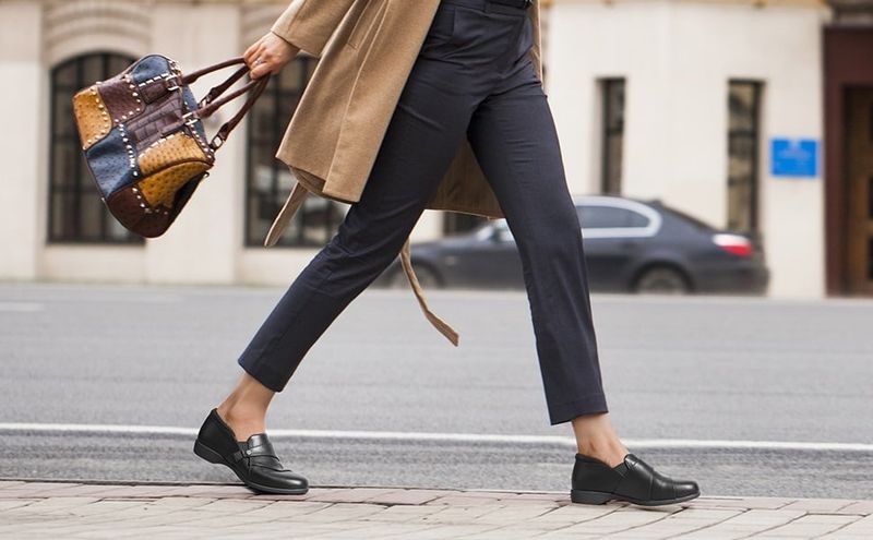 Loafers with Ankle Pants