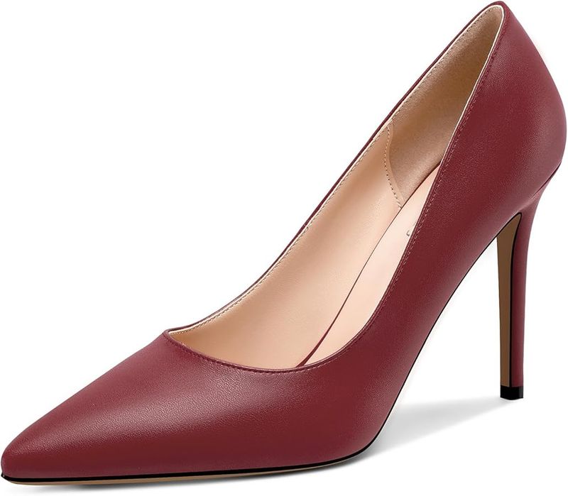 Classic Burgundy Pumps