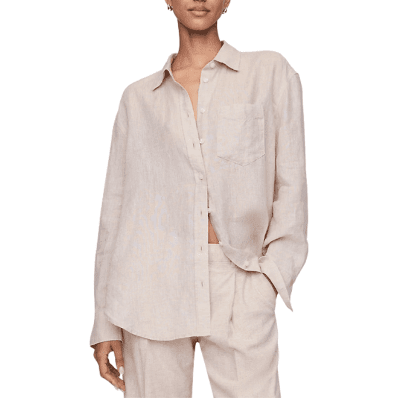 Oversized Linen Button-Down