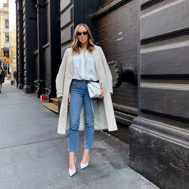 The Classic Denim-White Combo