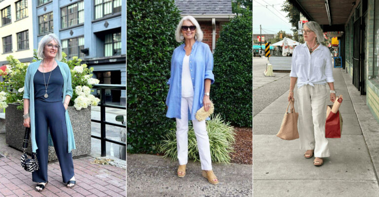 19 Outfits For Women Over 60 Who Like Loose-Fitting Clothes