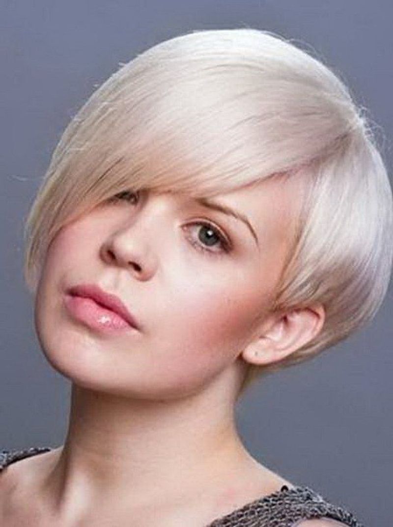 Textured Pixie with Side-Swept Bangs