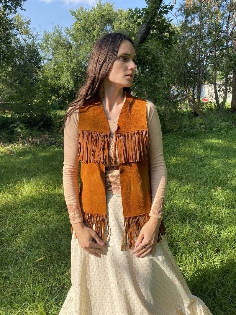 1970s Boho Vest