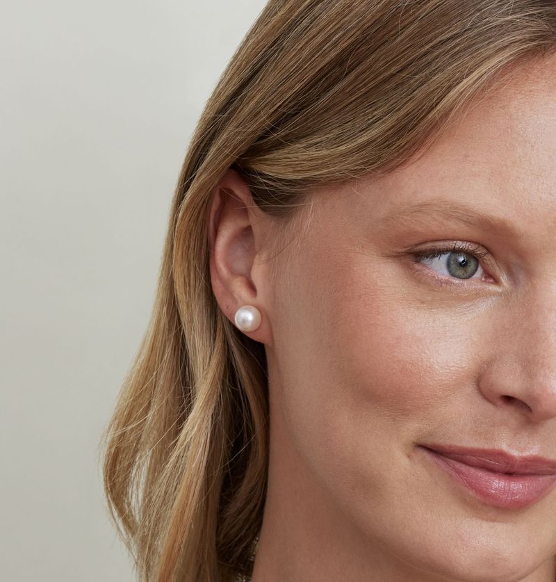 Pearl Stud Earrings