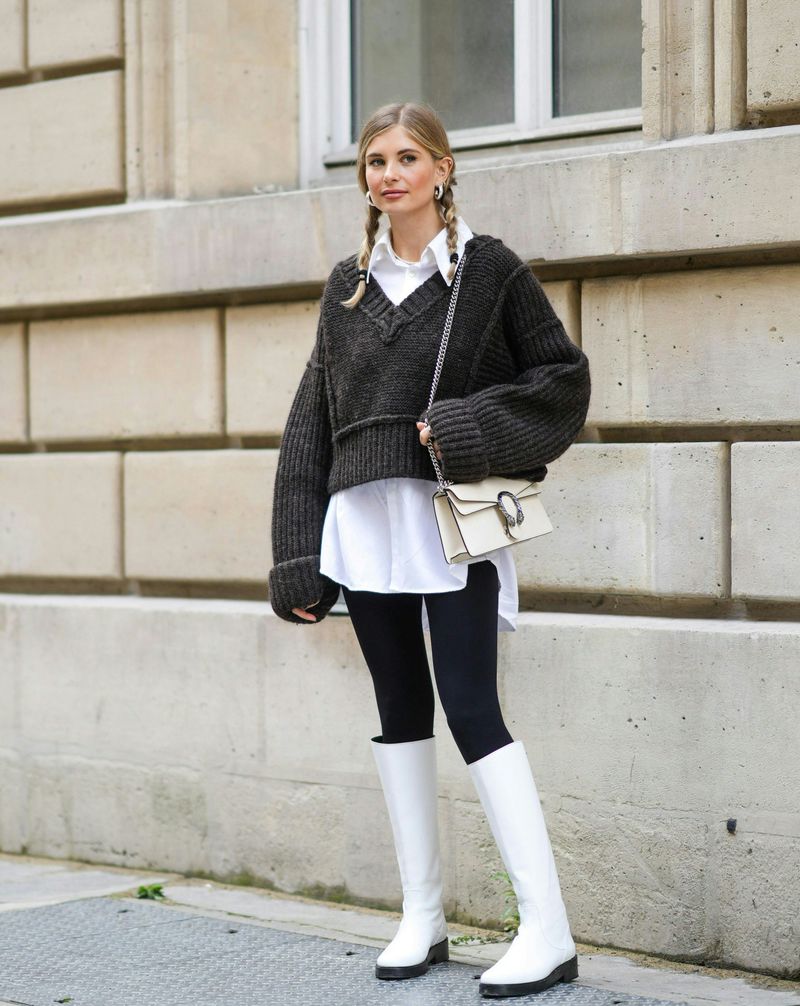 Oversized Sweater & Leggings Combo