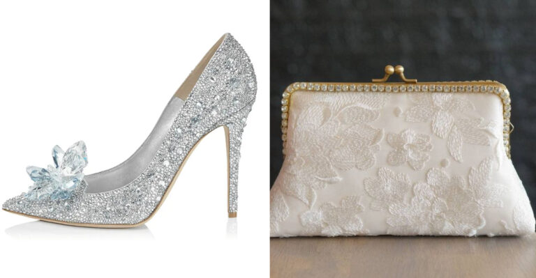 20 Gorgeous Pairs of Bridal Shoes and Bags You’ll Fall In Love With