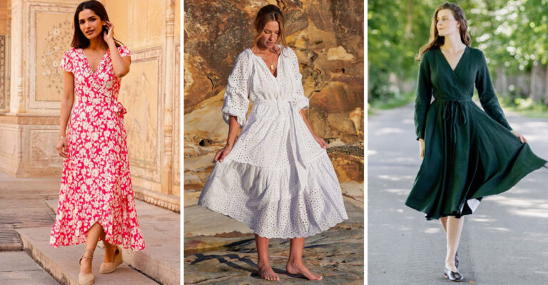 20 Wrap Dresses French Women Are Wearing To Look Instantly Polished