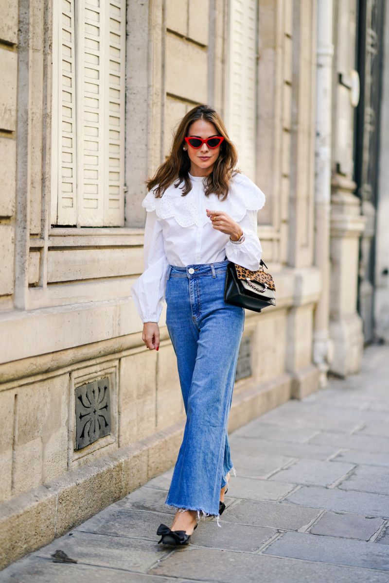 Relaxed Jeans & Structured Top