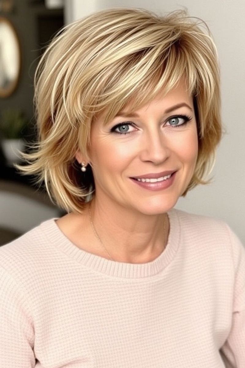 The Sassy Layered Bob