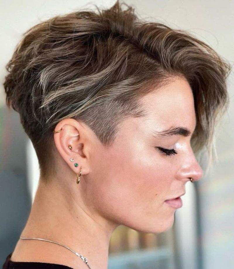 Layered Pixie with Undercut