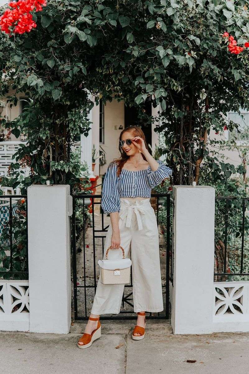 Espadrilles with Wide-leg Pants