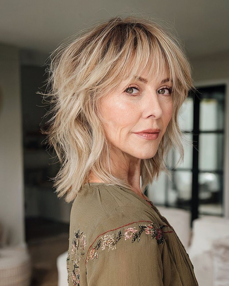 Choppy Textured Bangs