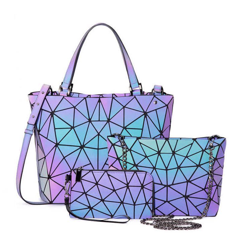 Holographic Messenger Bags
