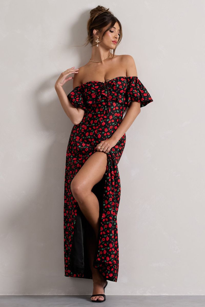 Poppy Field Bardot Dress
