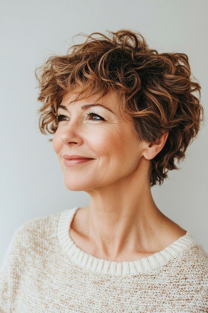 Curly Pixie Perfection