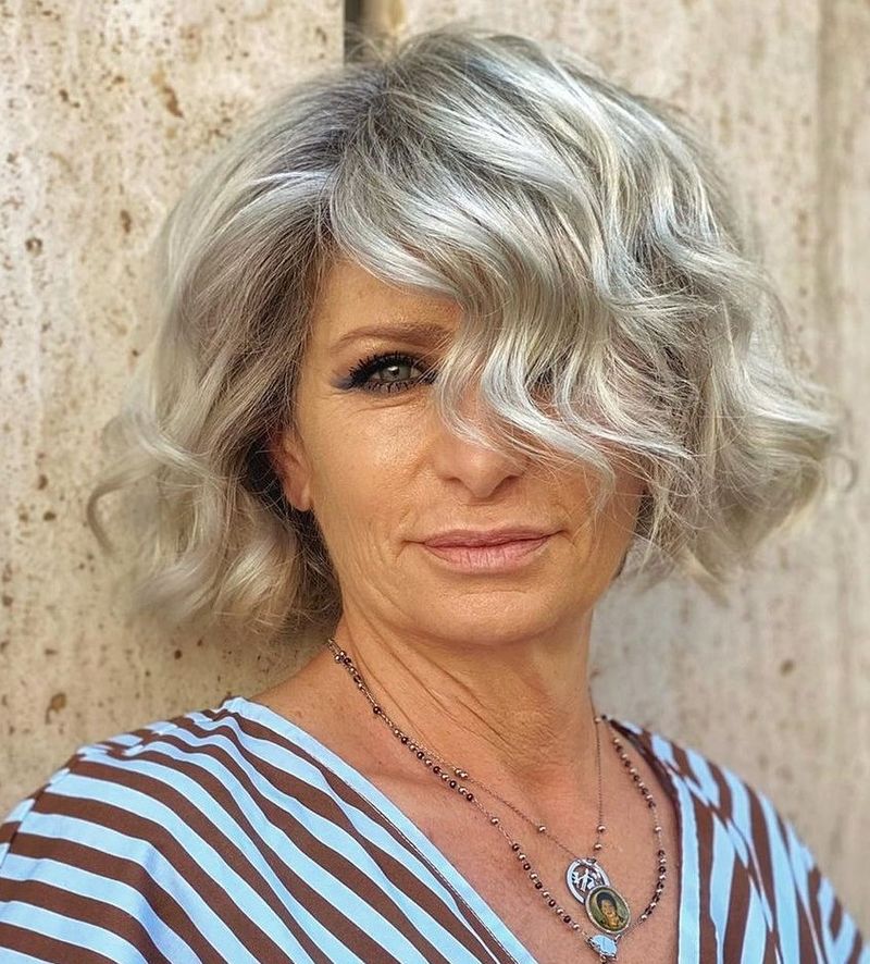Textured Chin-Length Bob