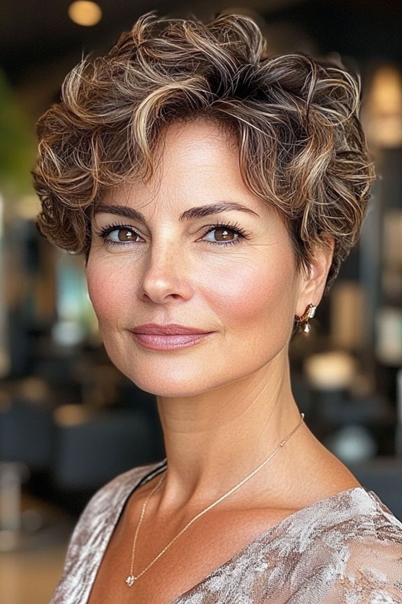 Curly Pixie Delight