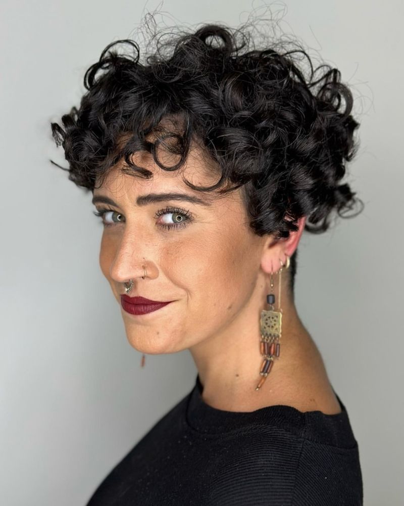 Pixie rizado