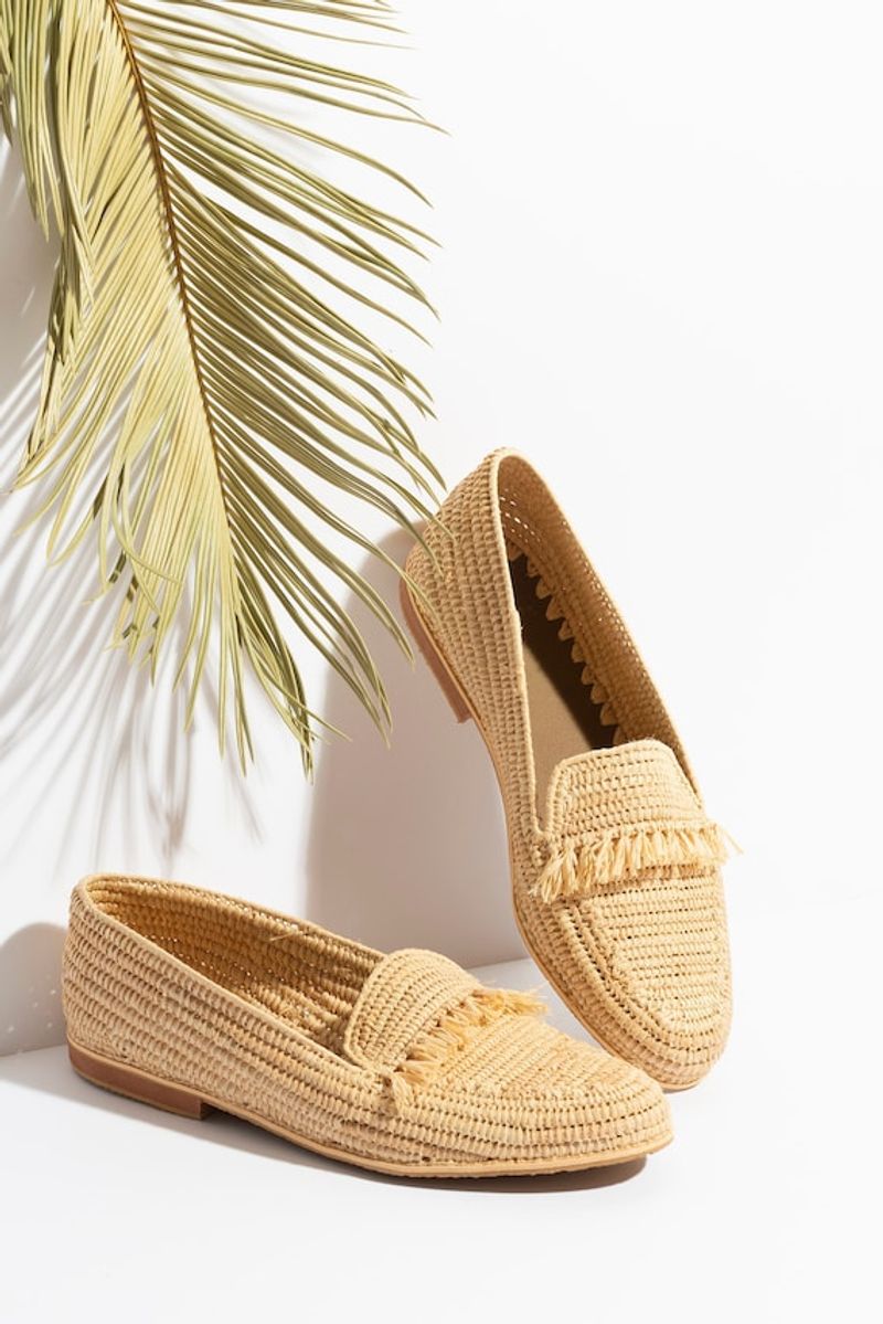 Woven Rattan Flats