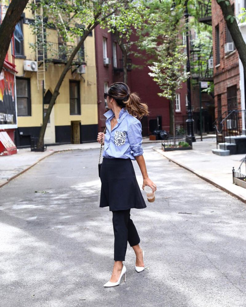 Layer Over Jeans for Unexpected Flair