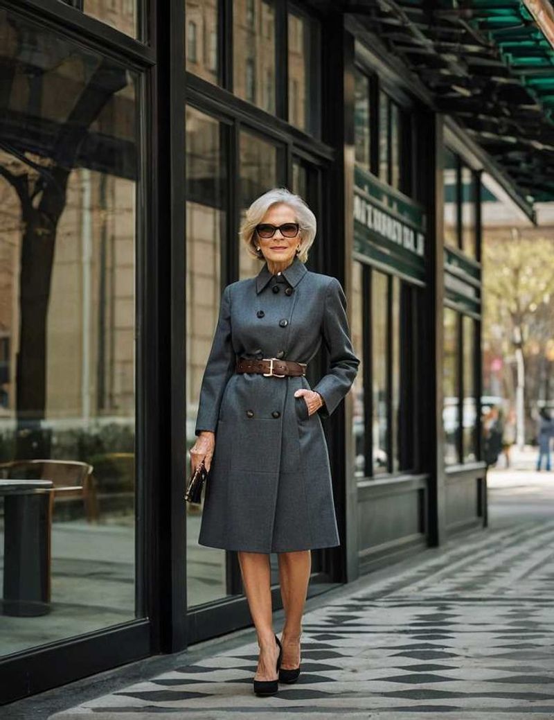 Knee-Length Coat Dresses for Polished Presence