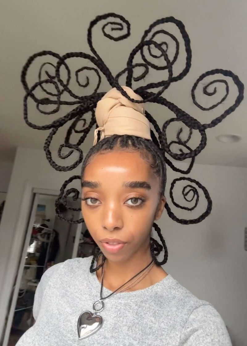 Sculptural Box Braids