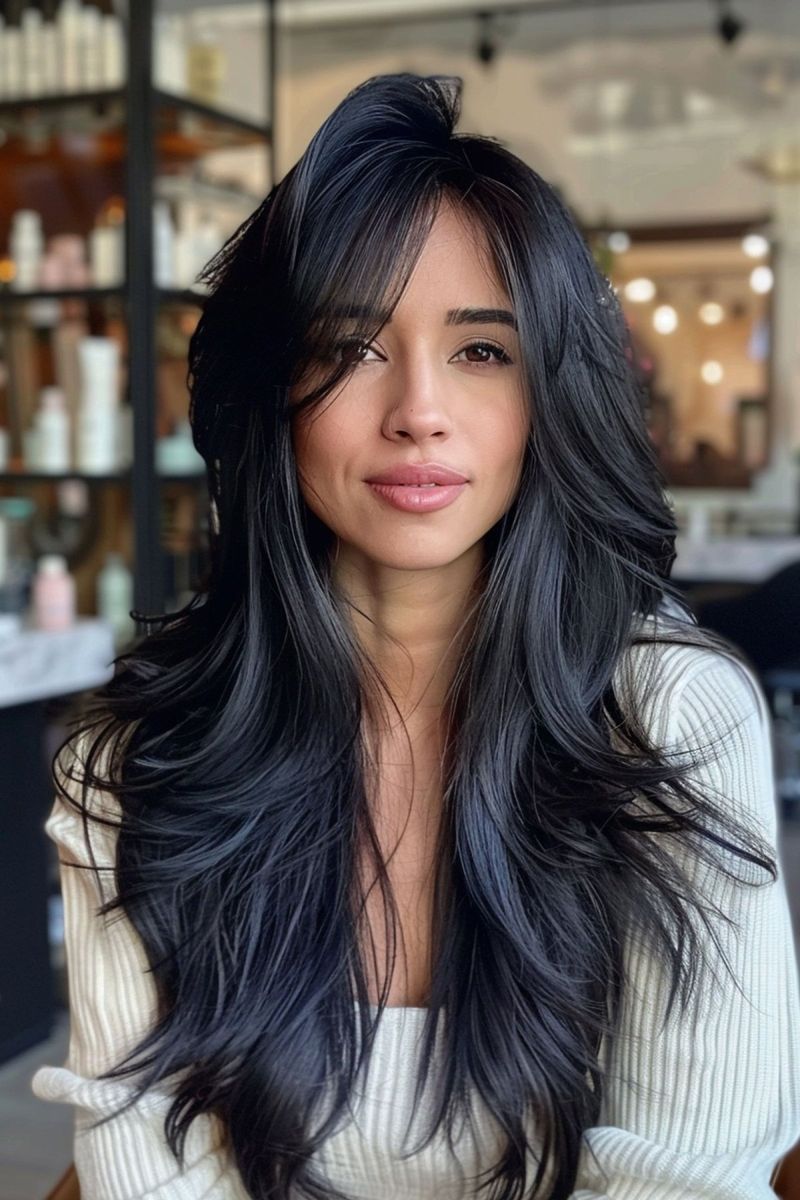 Side-Swept Bangs