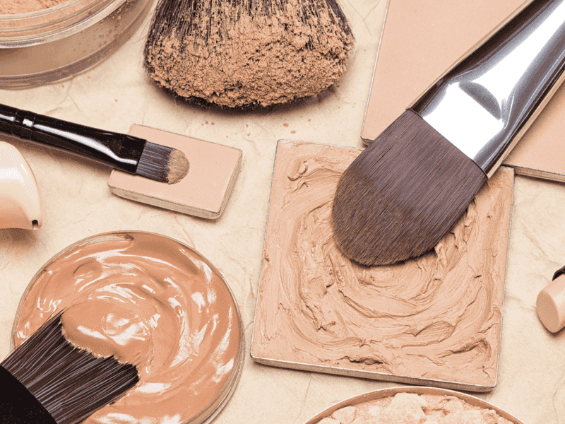Setting Makeup with Baby Powder
