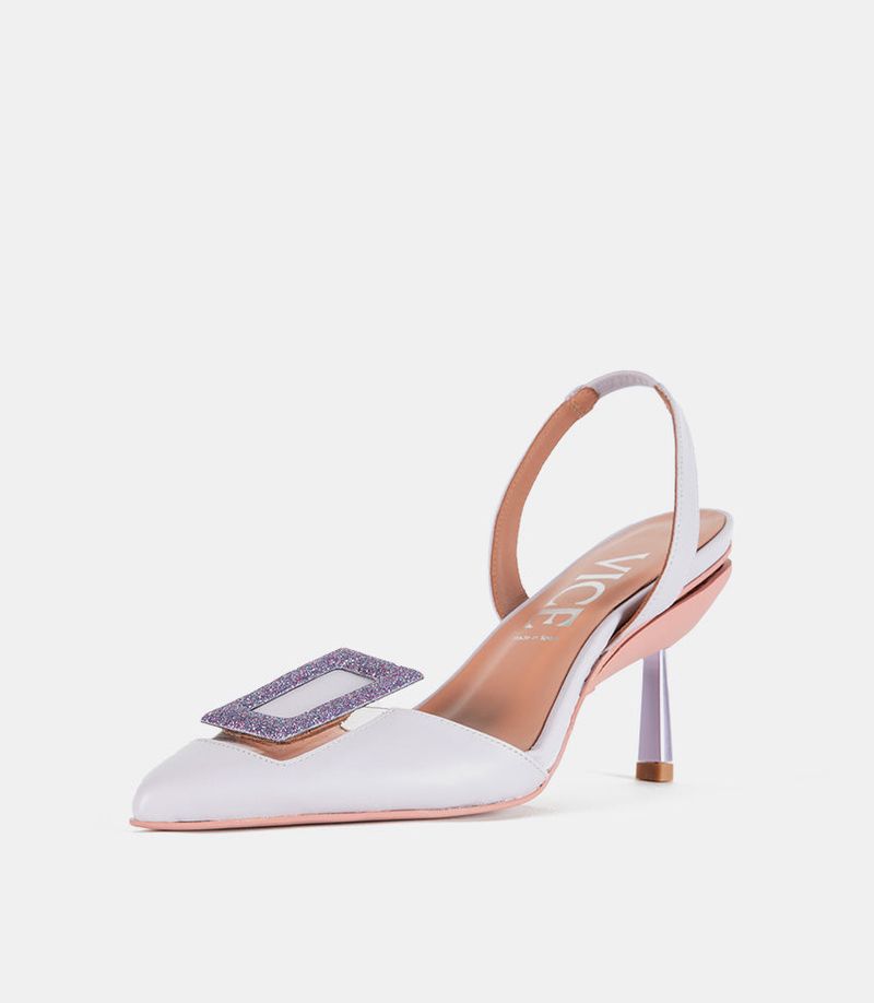 Reversible Fabric Slingbacks