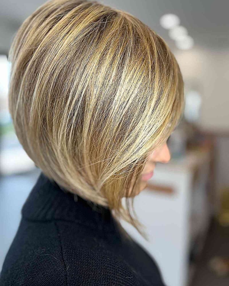 Rounded Bob with Micro-Layers
