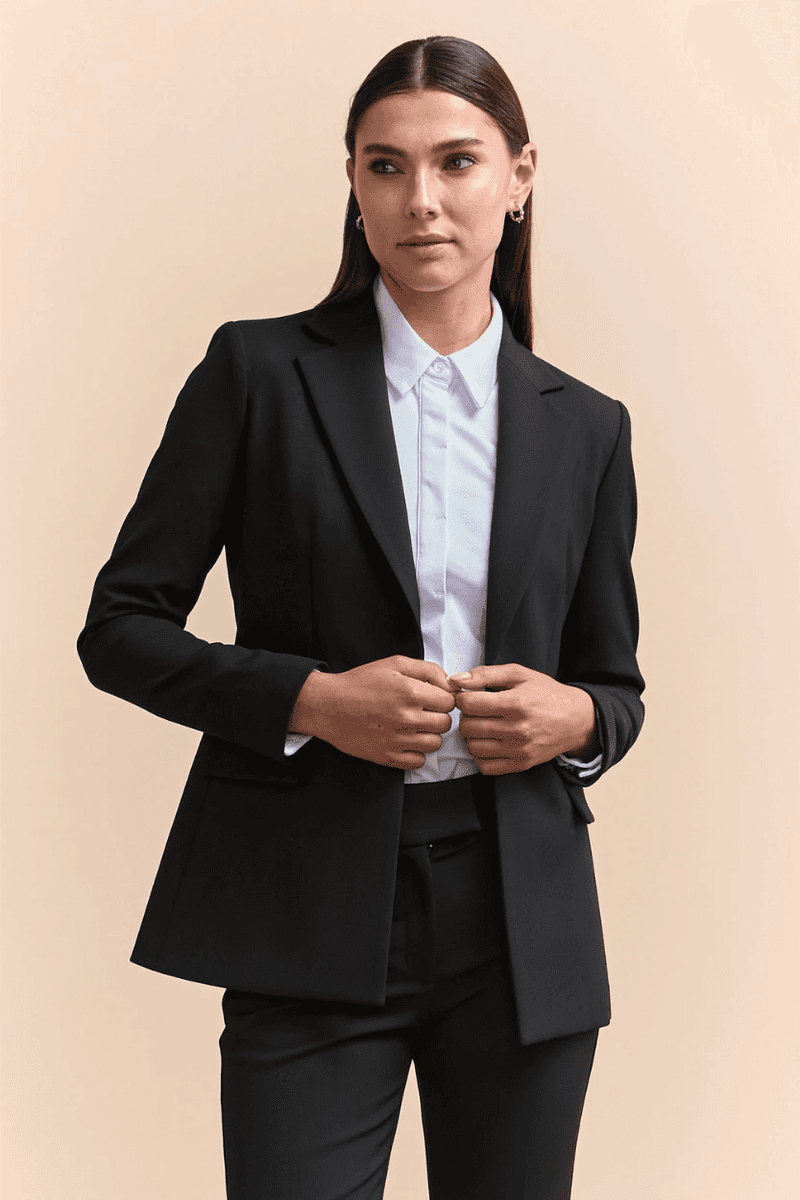 Fitted Black Blazer