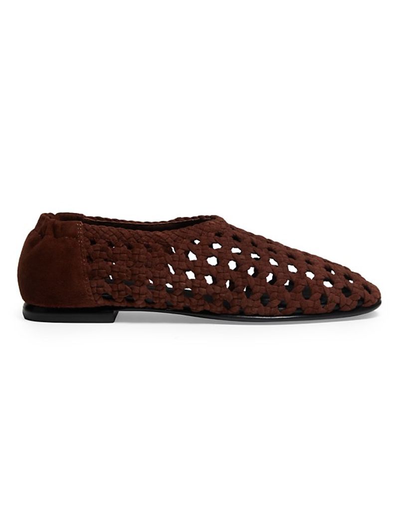 Woven Leather Flats