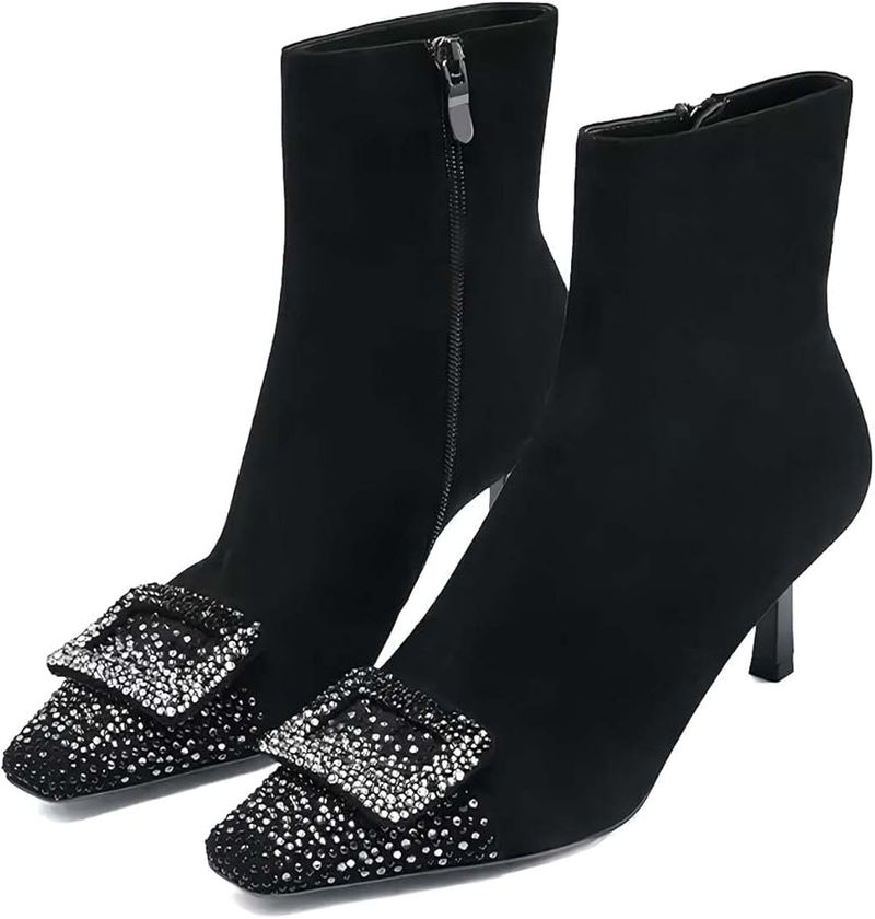 Embellished Ankle Boots
