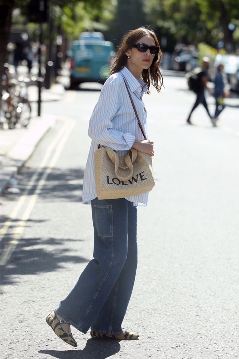Worn-Out Ballet Flats With Everything