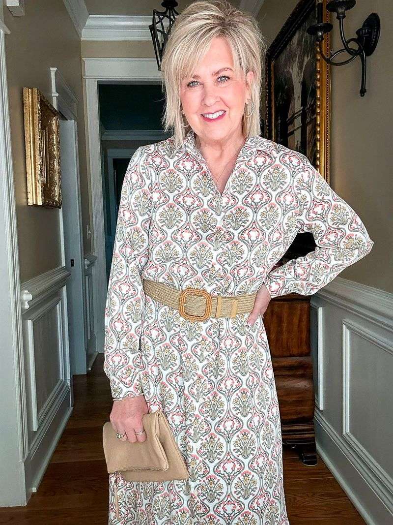 Cotton Button-Front Shirt Dress