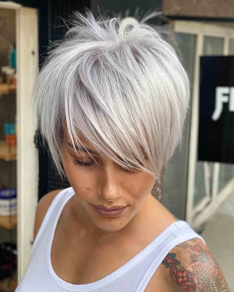 Super Short Pixie on Heart-Shaped Faces