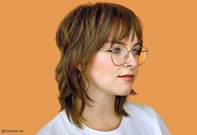 Modern Mullet with Curtain Fringe