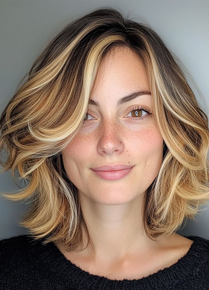 Sun-Kissed Textured Bob