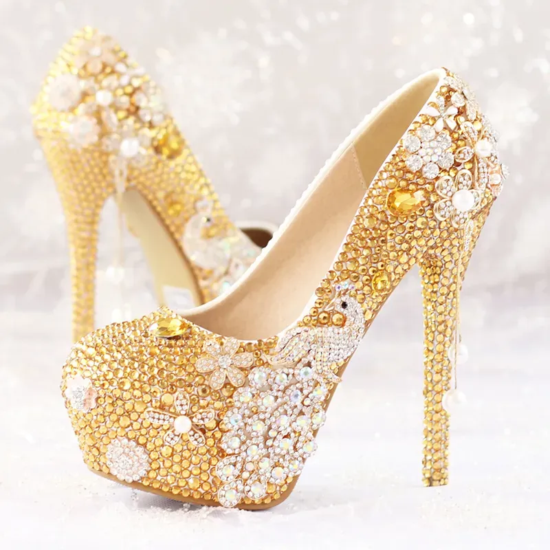 Glamorous Gold Stilettos