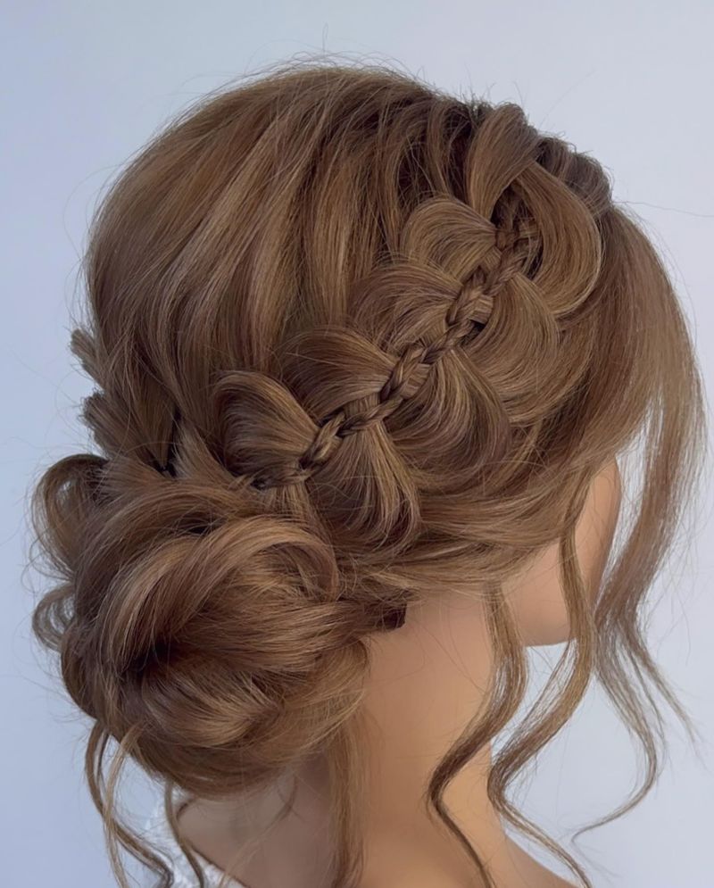 Five-Strand Braid Updo