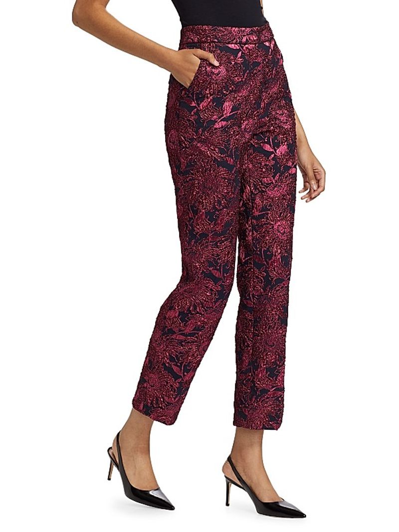 Sophisticated Jacquard Pants