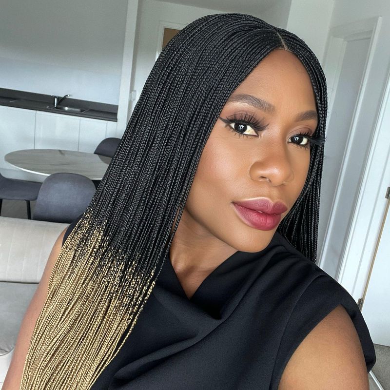 Ombré Micro Braids