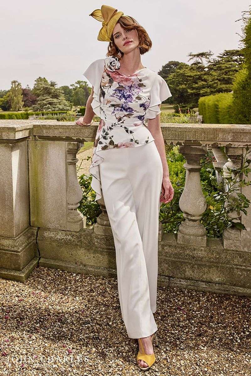 Tailored White Pants