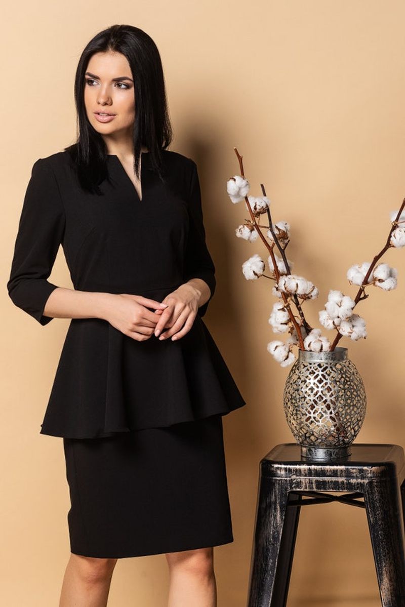 Sleek Peplum Blouse