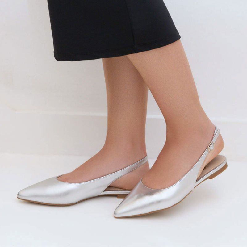 Metallic Party-Ready Flats